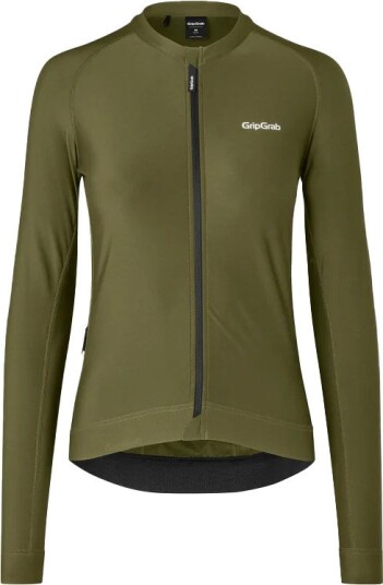 Gripgrab Women"s Pacr Long Sleeve Jersey Olive Green S