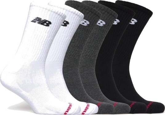 New Balance Everyday Crew 6 Pairs Multi/patterned L