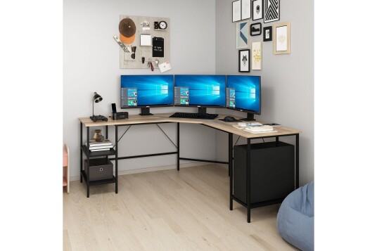 Skrivebord Naina 180 cm Brun