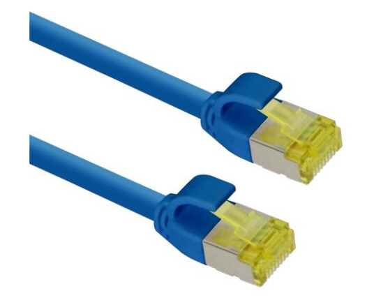 Helos 333085 7,5 M Cat6a S/Ftp S-Stp Rj-45 Rj-45 Blå Gul