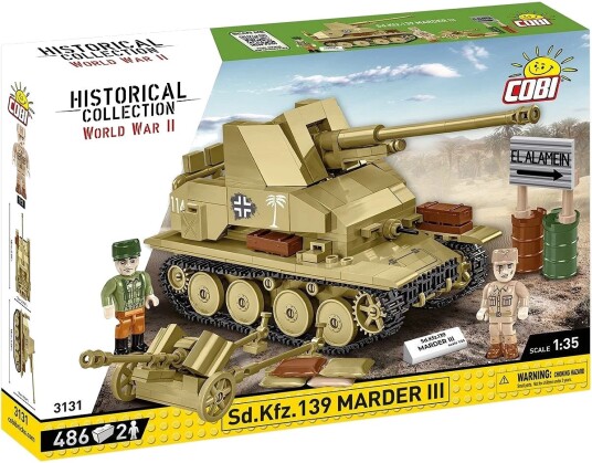 Blocks Sd.Kfz. Marder III Byggesett 1:35 2+ år 486 deler