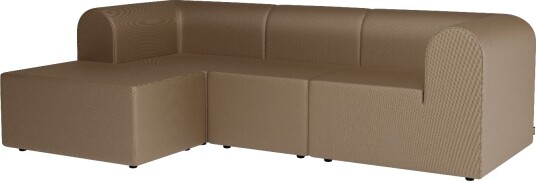 Montana Paradigm 3 seters Sofa med Puff Venstre H220 Hallingdal220