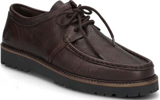 Fred Perry Kenney Low Tumbled Lthr RICH BROWN 41 Fred Perry Kenney Low Tumbled Lthr RICH BROWN 41