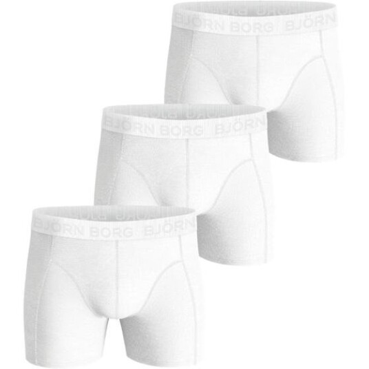Bjørn Borg Cotton Stretch Boxers 3 Pack Herre Mp / Multipack S