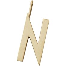 Design Letters Archetype Charm 16 mm Gold A-Z N