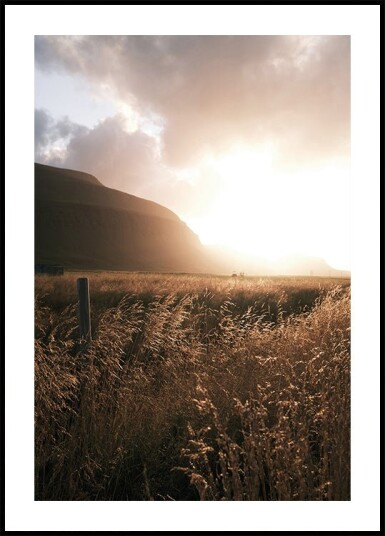 Autumn Sunset Over the Field Plakat Plakat / 100x150cm Autumn Sunset Over the Field Plakat Plakat / 100x150cm