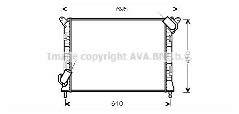 Radiator AVA Clever Choice BWA2307