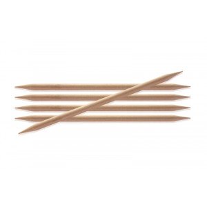 KnitPro Basix Birch Strømpepinner Bjørk 20cm 2,25mm / 7.9in US1