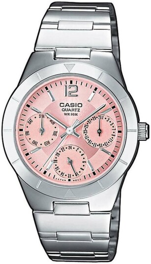 Casio Dameklokke LTP 2069D 4AVEG Classic Rosa/Stål Ø31 mm Casio Dameklokke LTP 2069D 4AVEG Classic Rosa/Stål Ø31 mm