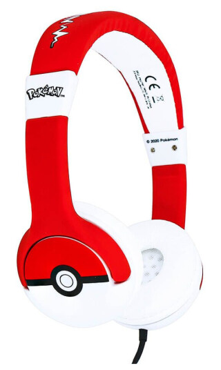POKEMON Hodetelefon Junior On-Ear 85dB Pokeball POKEMON Hodetelefon Junior On-Ear 85dB Pokeball