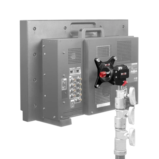 Shape Push Button VESA Monitor Mount for C-Stand & Baby Pin