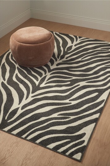 &Home Teppe Lotus Zebra Hvit &Home Teppe Lotus Zebra Hvit