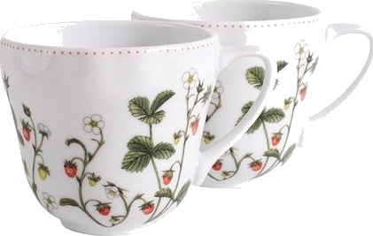 Porsgrunds Porselænsfabrik Jordbæreng Krus 35cl (2pk) Porsgrunds Porselænsfabrik Jordbæreng Krus 35cl (2pk)