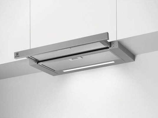 Electrolux LFP416X 60 cm Kjøkkenventilator med Uttrekkbar Hette i Stål