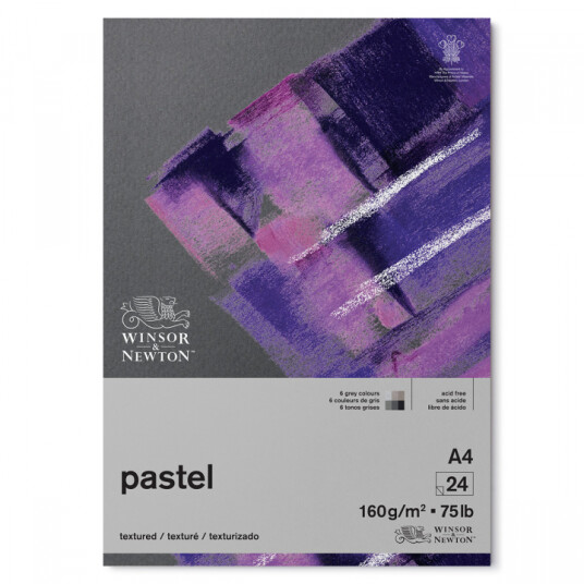 Winsor & Newton Pastellblokk Grey A4 160g Winsor & Newton Pastellblokk Grey A4 160g