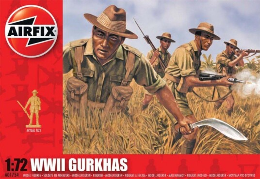 Airfix Infanterisett 1/72 WWII Gurkhas A01754