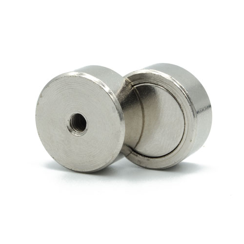 SuperMagneter Robust Neodym Magnet Ø 19 X 8 Mm Med M4 Gjenge