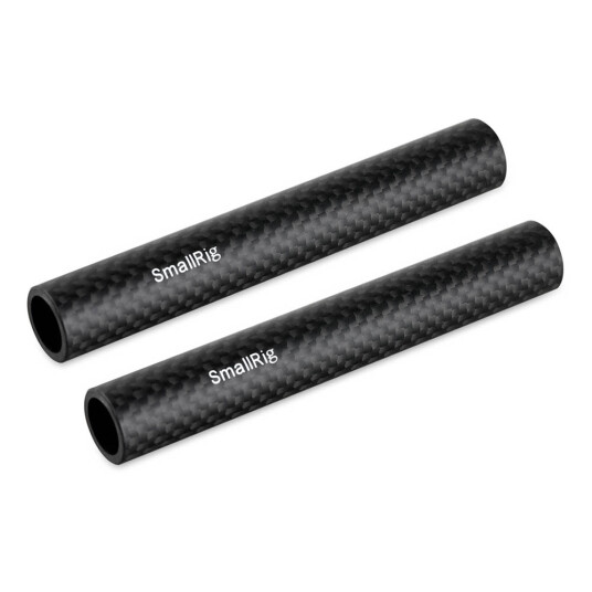 SmallRig 1871 Carbon Fiber Rods 10cm 2 Stk 10cm Rør 15mm SmallRig 1871 Carbon Fiber Rods 10cm 2 Stk 10cm Rør 15mm