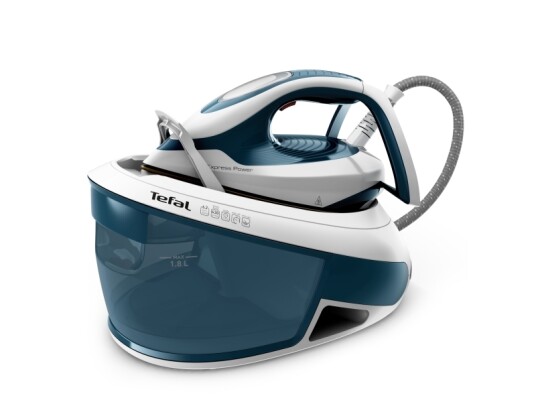 Tefal Express Power Sv8111 430 G/Min Durilium Airglide Autoclean Soleplate 6,2 Stang 1,8 L 120 G/Min Blå Hvit