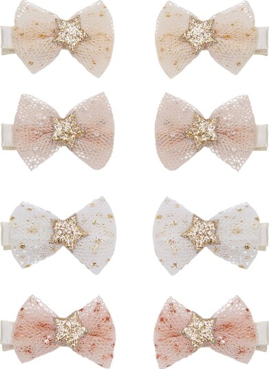 Mimi & Lula 8 Hair Clips Tutu Bow MULTI One Size
