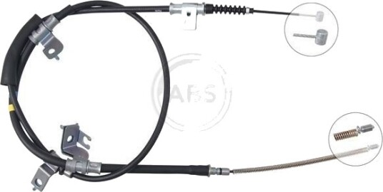 A.B.S. K17535 Tautrekk håndbremse
