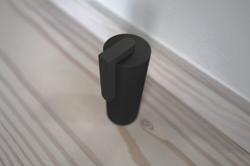 Frost NOVA2 dørstopper 2 75 mm matt svart