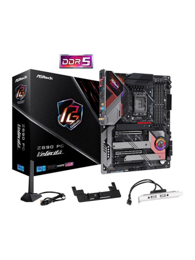 ASRock Z690 PG Velocita - Intel Z690 - Intel LGA1700 socket - DDR5 RAM - ATX