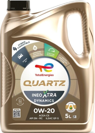 Motorolje TOTAL 0W20 QUARTZ INEO XTRA DYNAMICS 5L
