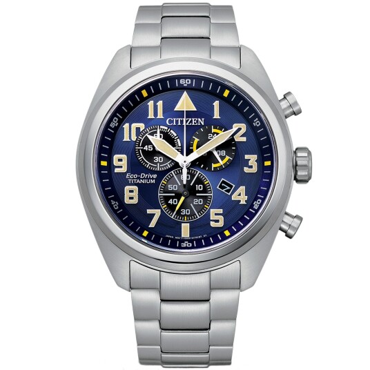 Citizen Eco-Drive Super Titanium AT2480-81L - Herre - 44 mm - Analog - Kvarts urverk - Safirglass