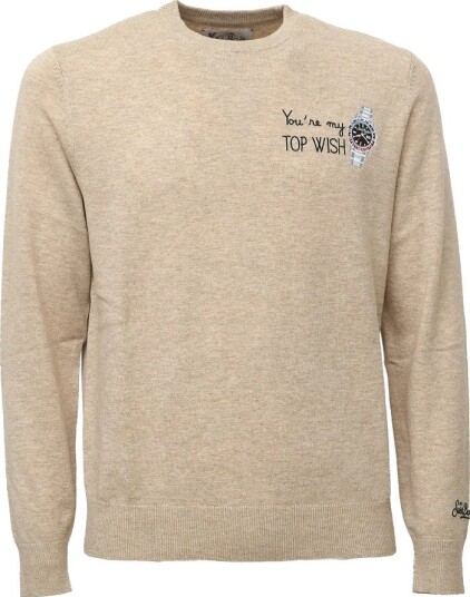 MC2 Saint Barth Herre Strikkevarer Beige M,
