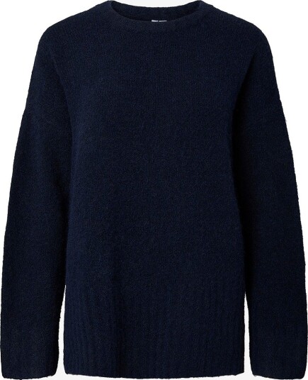 pieces Genser Pctina Ls O Neck Knit Blå pieces Genser Pctina Ls O Neck Knit Blå