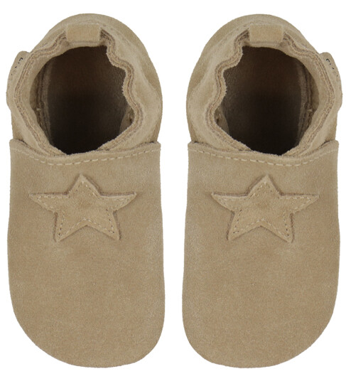 En Fant Krabbesko White Pepper m. Stjerne 20 Krabbesko Beige En Fant Krabbesko White Pepper m. Stjerne 20 Krabbesko Beige