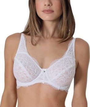 sassa BH Beautiful Rose Underwired Bra Hvit polyamid C 90 Dame