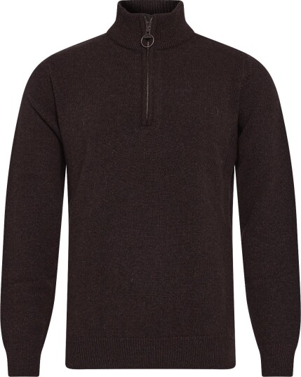 Barbour Barbour Holden Half Zip Knitted Jumper DARK OAK S