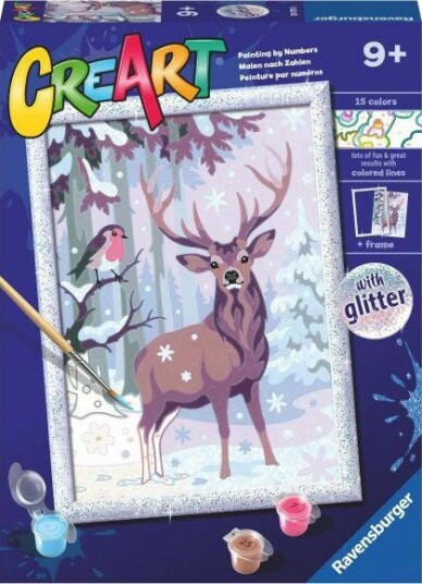 Ravensburger CreArt Male etter nummer Sett 9+ år Festlige Venner