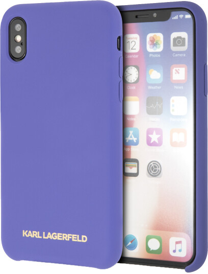 Karl Lagerfeld Gold Logo (iPhone SE2/8/7) Lilla