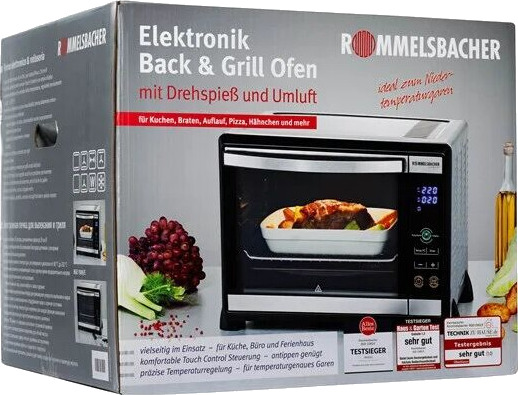 Rommelsbacher BGE 1580/E electric oven stainless steel