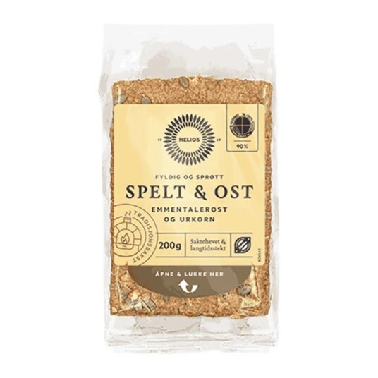 Helios Knekkebrød Spelt og Ost