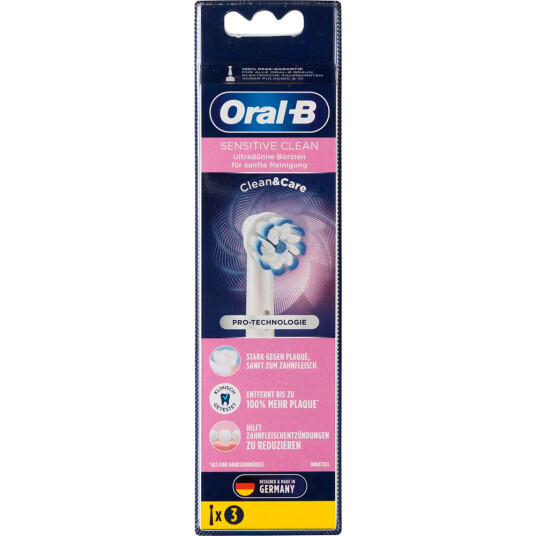 Oral B Sensitive Clean & Care Børstehoder 3 stk.