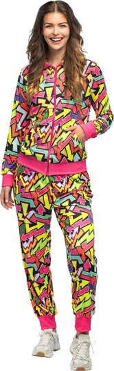 Boland Party Partners UV Street Art Grilldress Dame Kostyme X-Large 88643