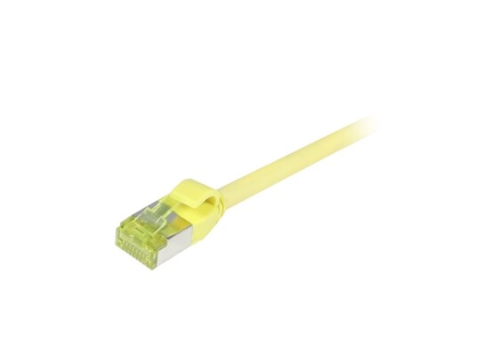 Patchkabel Rj45 Cat6a 500Mhz 10M Gul Sftp Slimline Rund D45mm Tpelszhsuperflex Awg28 Med Cat7 Råkabel Synergy 21 S217953
