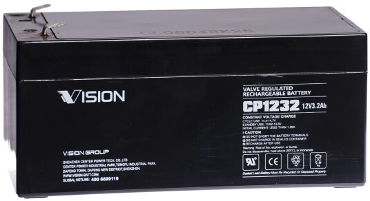Vision Batteri CP1232 12 v 3,2 ah Vision Batteri CP1232 12 v 3,2 ah