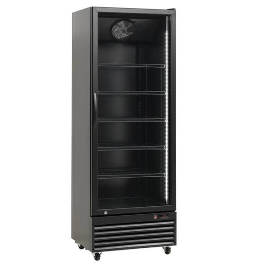 Scandomestic displaykjøleskap SD 726 BE sort 205,8 cm