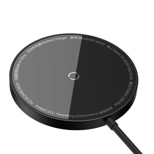 Baseus Simple Mini3 15W MagSafe Trådløs Lader - Svart