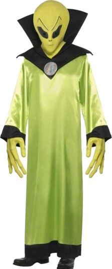 Lord of the Aliens Komplett Luksuskostyme m/Maske Strl M XL