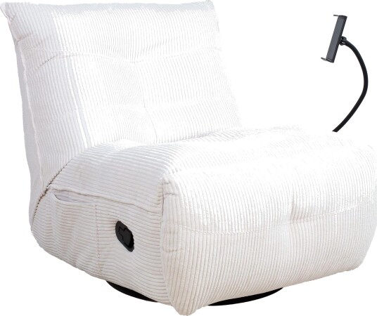 Recliner hvilestol Selor med manuell mekanisme - krem