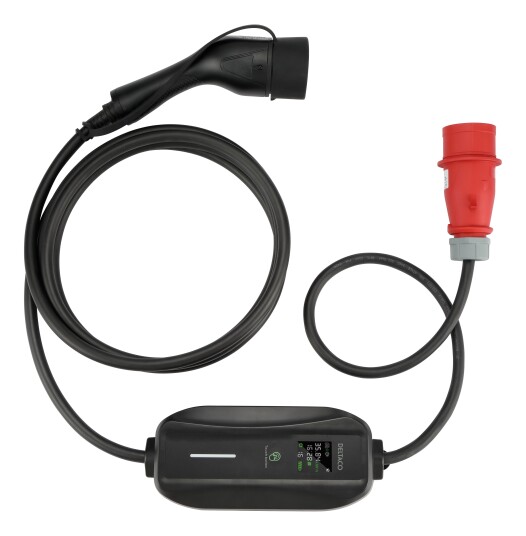 Deltaco E charge Cable Mode 2 3 phase CEE 16A Type 8 16a 6M