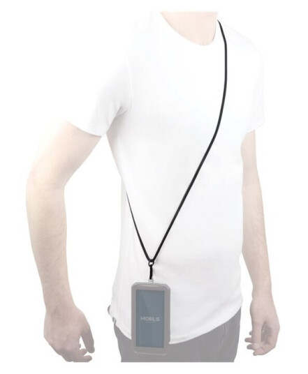 Mobilis - Festesnor For Beskyttelsesdeksel Til Mobiltelefon - Universal, Removable - Svart