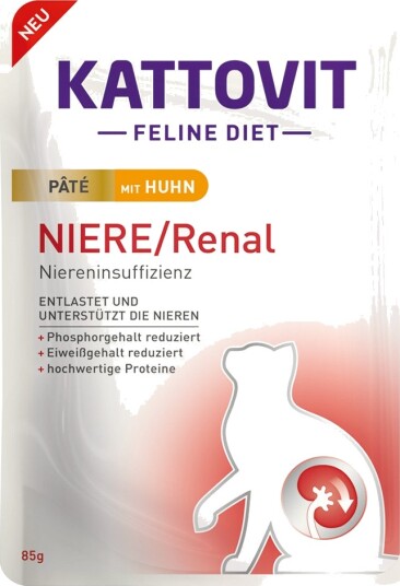 Kattovit Våtfôr Nyre Renal Paté Med Høns 30 X 85 G