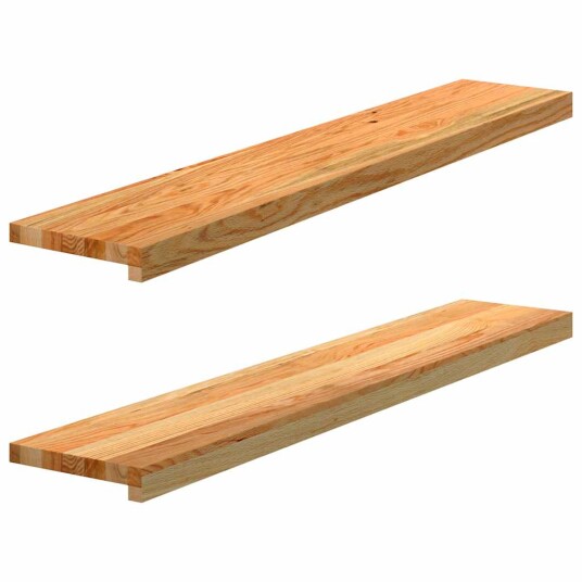  2 Stk Lysebrun 110x20x2cm Heltre Eik
